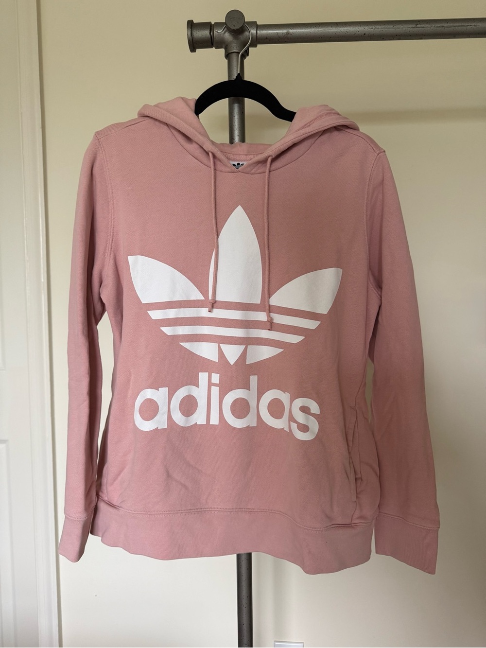 adidas Pink Pullover Hoodie